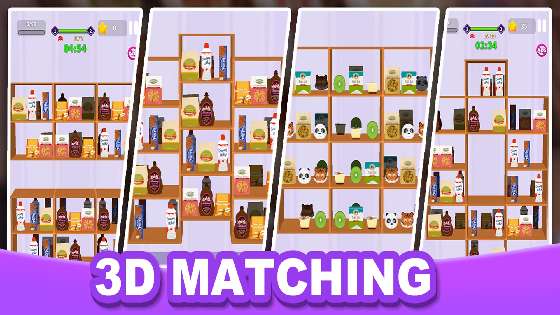 Quebra-cabeça de classificação de mercadorias