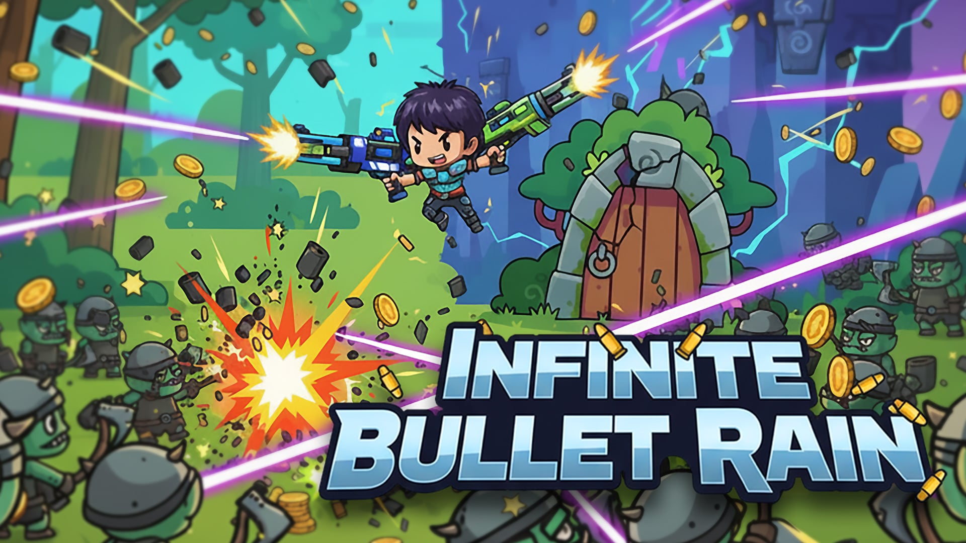 Linha de Defesa Ilimitada contra Chuva de Balas