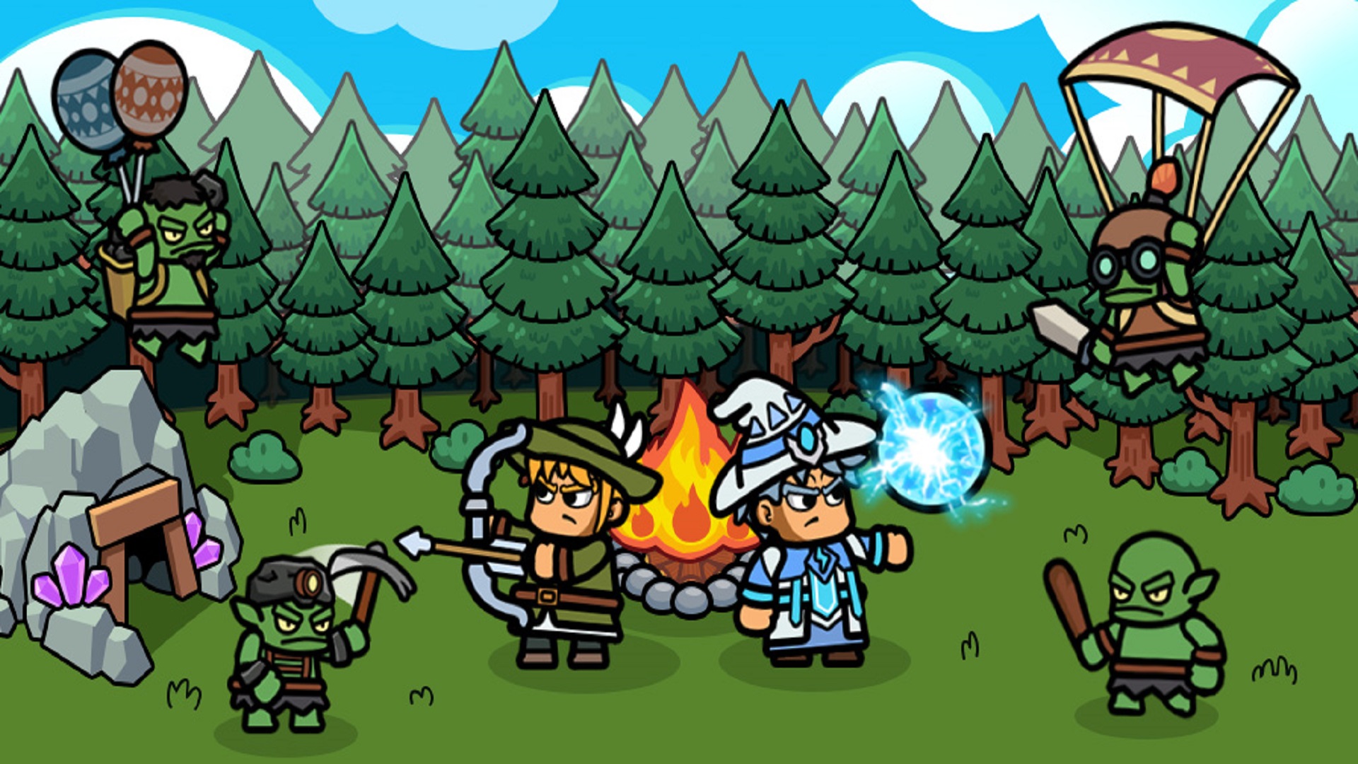 Defesa dos Goblins Heróis Lenhadores